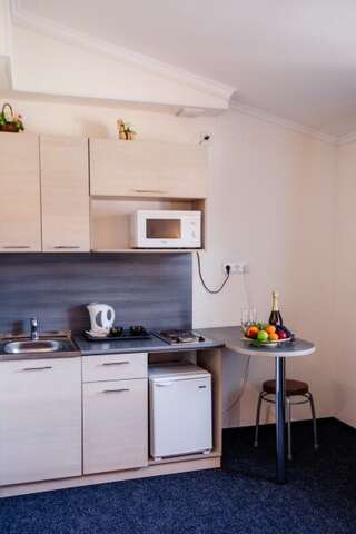 Гостиница Есенин Курган Улучшенный номер с кухней и диваном-3